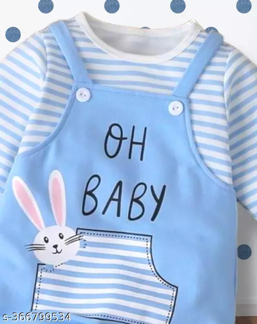 HAMPU Cotton Blend Rompers, Jumpsuit Night Suits for Baby Boys & Girls