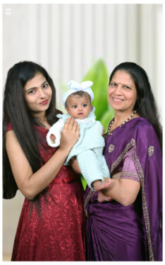 mother daughter and grandmother